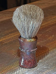 #31 Dyed Birds Eye Cherry Burl Horse Hair Shaving Brush